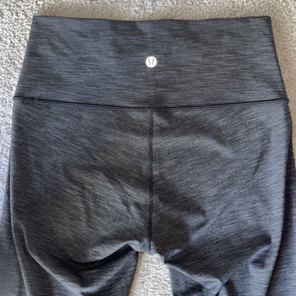 Lululemon Charcoal Space Dye High Rise Leggings! - Picture 9 of 13